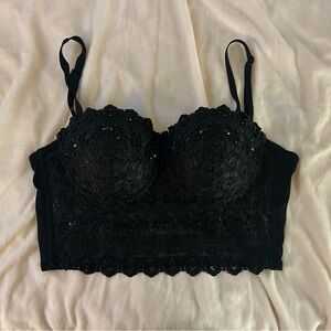 Black corset top from Windsor